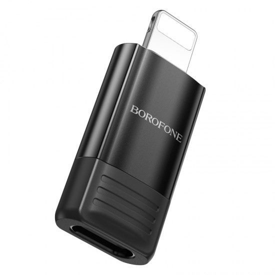 Borofone Adapter BV18 - Lightning to Type C - black