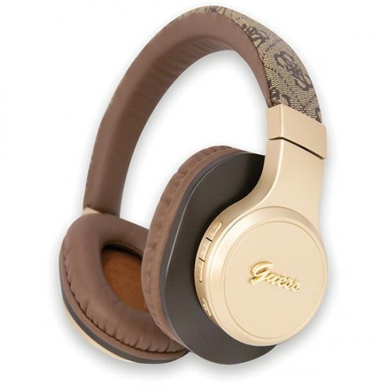 Original Bluetooth Headphones GUESS 4G Script GUBH604GEMW brown