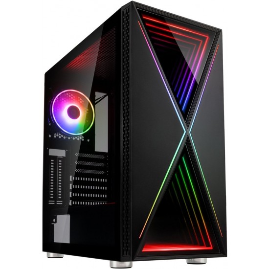 Kolink Void X ARGB Midi-Tower Black Tempered Glass PC Case