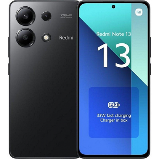 XIAOMI REDMI NOTE 13 128GB ROM/6GB RAM MIDNIGHT BLACK EU